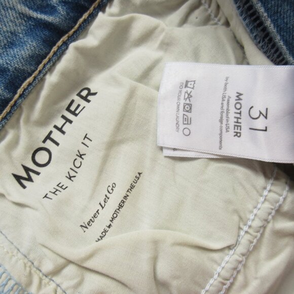 NWT Mother The Kick It in Never Let Go High-Rise Straight Leg Jeans 31 - Picture 8 of 11